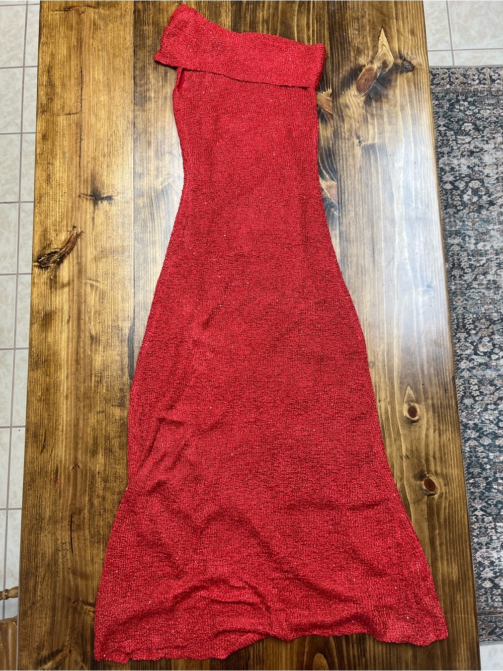 Runaway The Label Silvia Maxi Dress in Red Size Medium NWT Resortwear Evening - Picture 14 of 16
